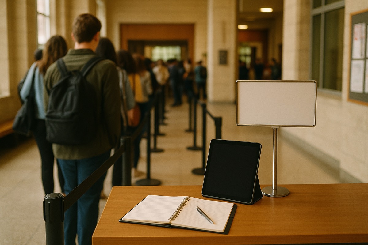 Educational Institution Queue Management: Handling Registration Lines, Campus Events, and Student Services